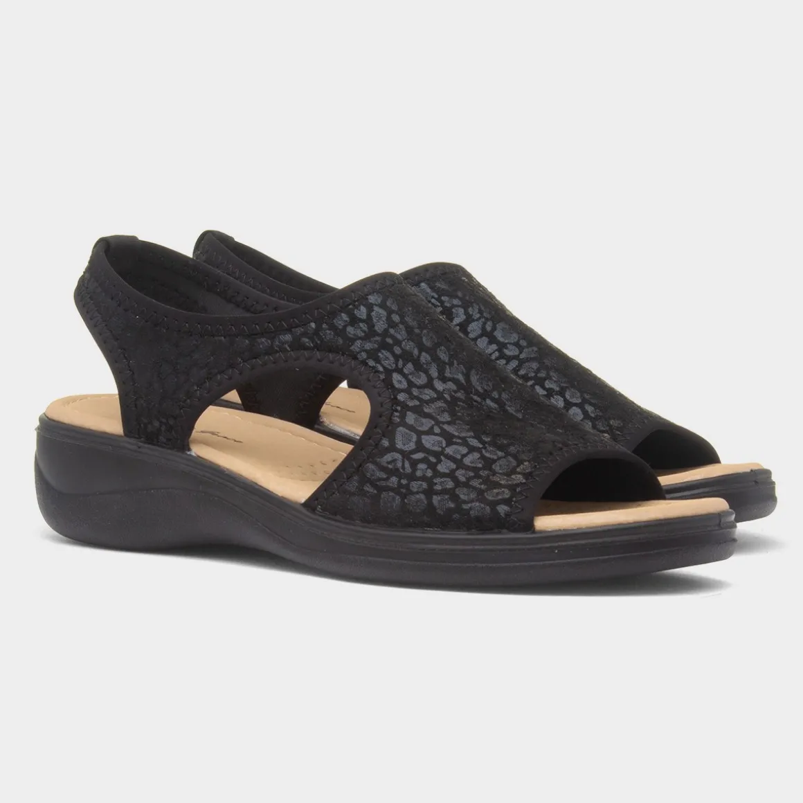 Maya Grace Shantelle Womens Black Sandal