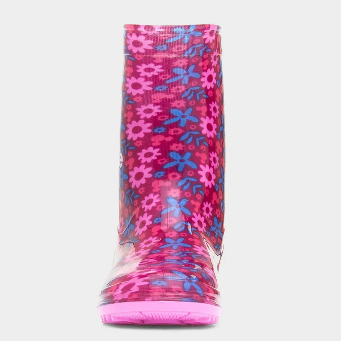 Minnie Mouse Kids Fuchsia Floral Welly