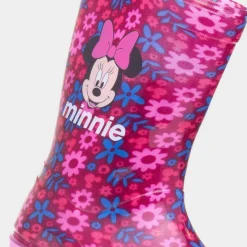 Minnie Mouse Kids Fuchsia Floral Welly