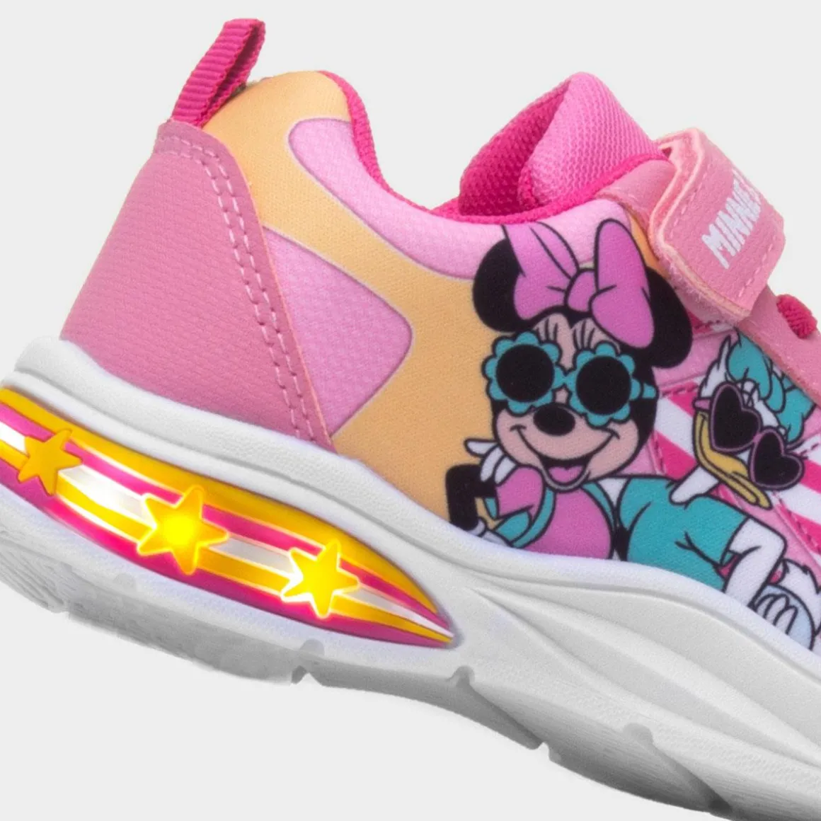 Minnie Mouse Kids Pink Light Up Trainer