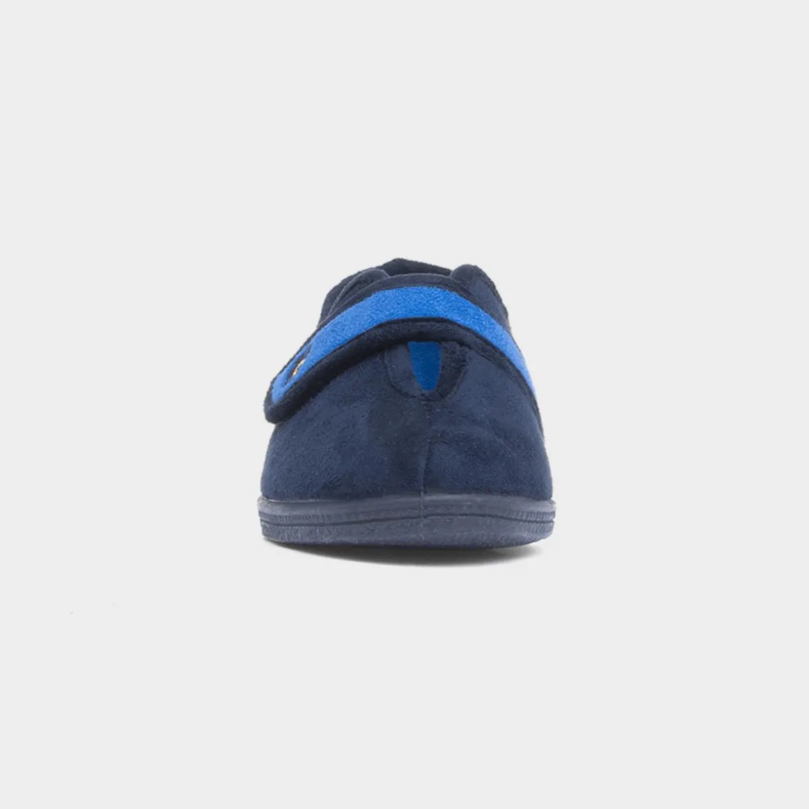 Mirak Andrea Womens Navy Easy Fasten Slipper