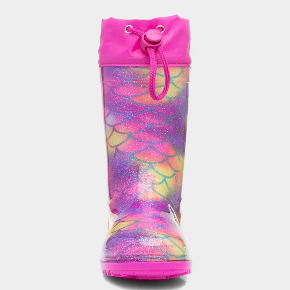 Mist Girls Rainbow Mermaid Glitter Welly