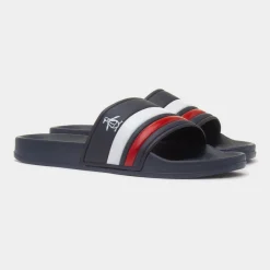 Original Penguin Pier Retro Mens Navy Slider