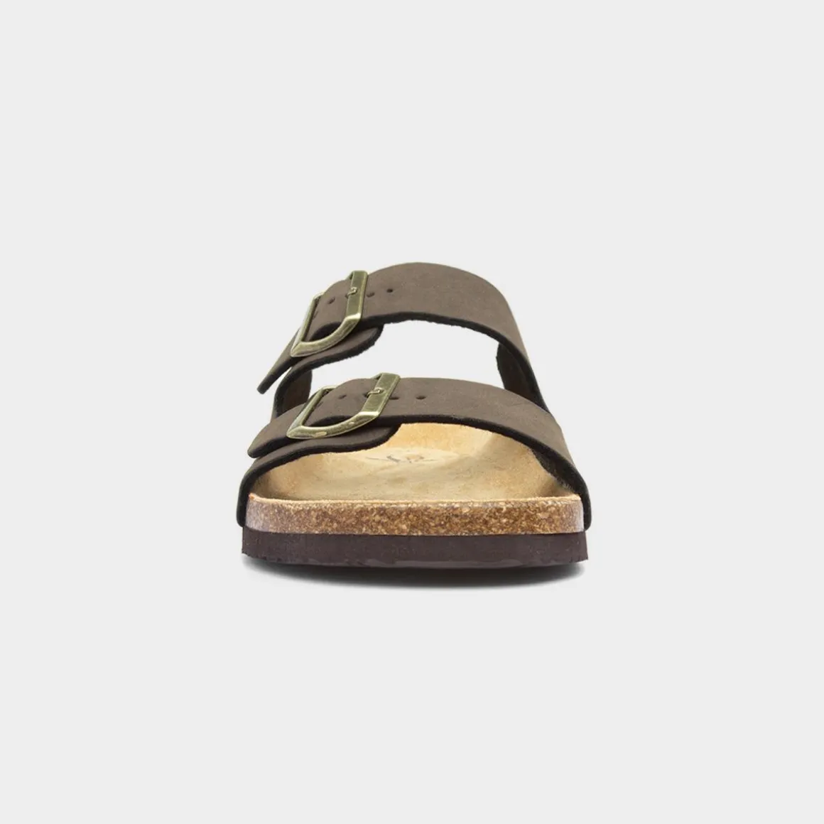Original Penguin Port Mens Brown Buckle Sandal