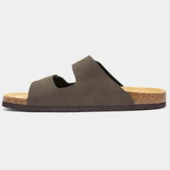 Original Penguin Port Mens Brown Buckle Sandal