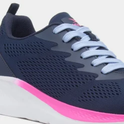 Osaga Aldrin Womens Navy Knitted Trainer