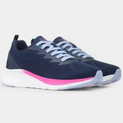 Osaga Aldrin Womens Navy Knitted Trainer