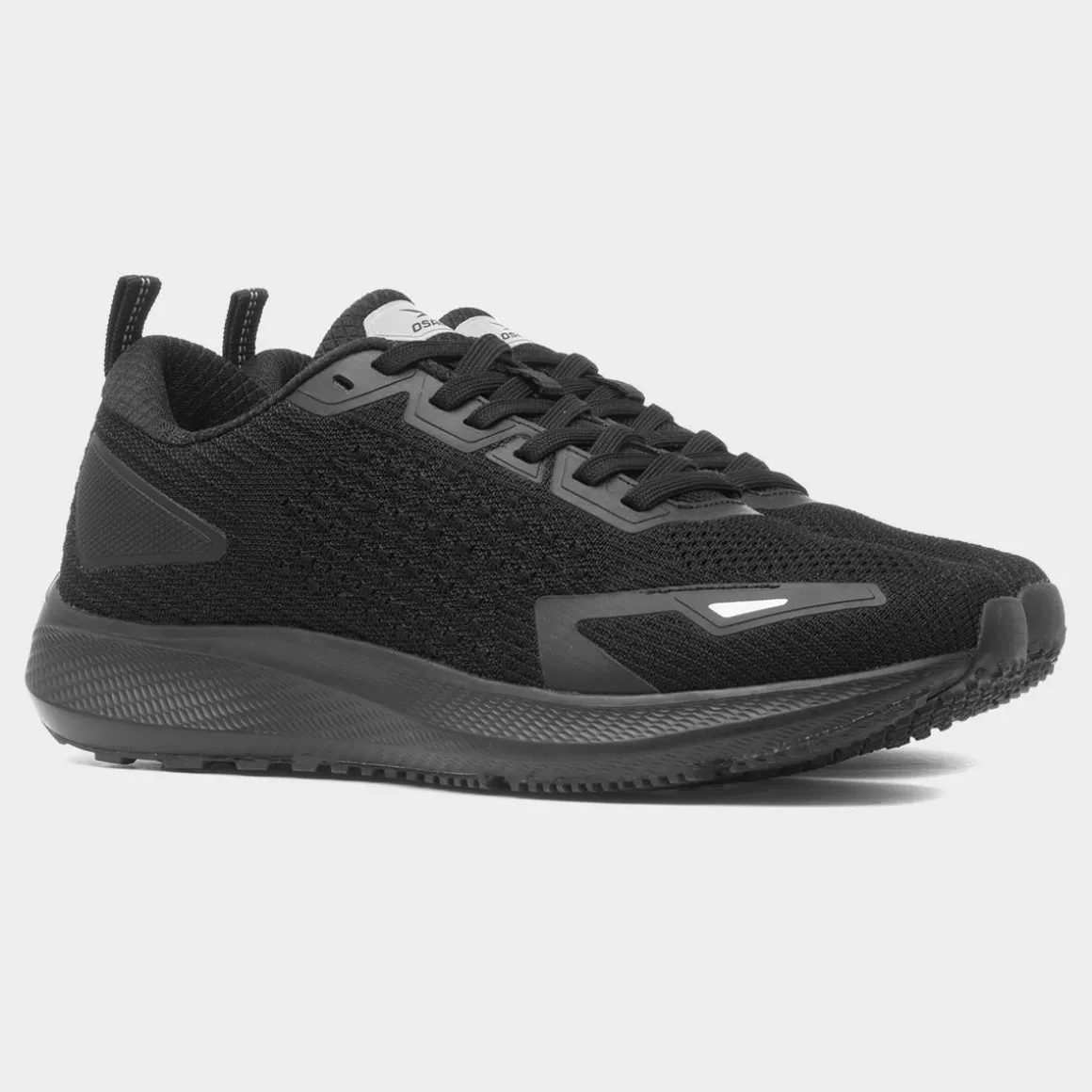 Osaga Apollo Mens Black Lace Up Trainer