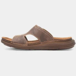 Osaga Buena Mens Brown Mule Sandal