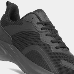 Osaga Callisto Mens Black Lace Up Trainer