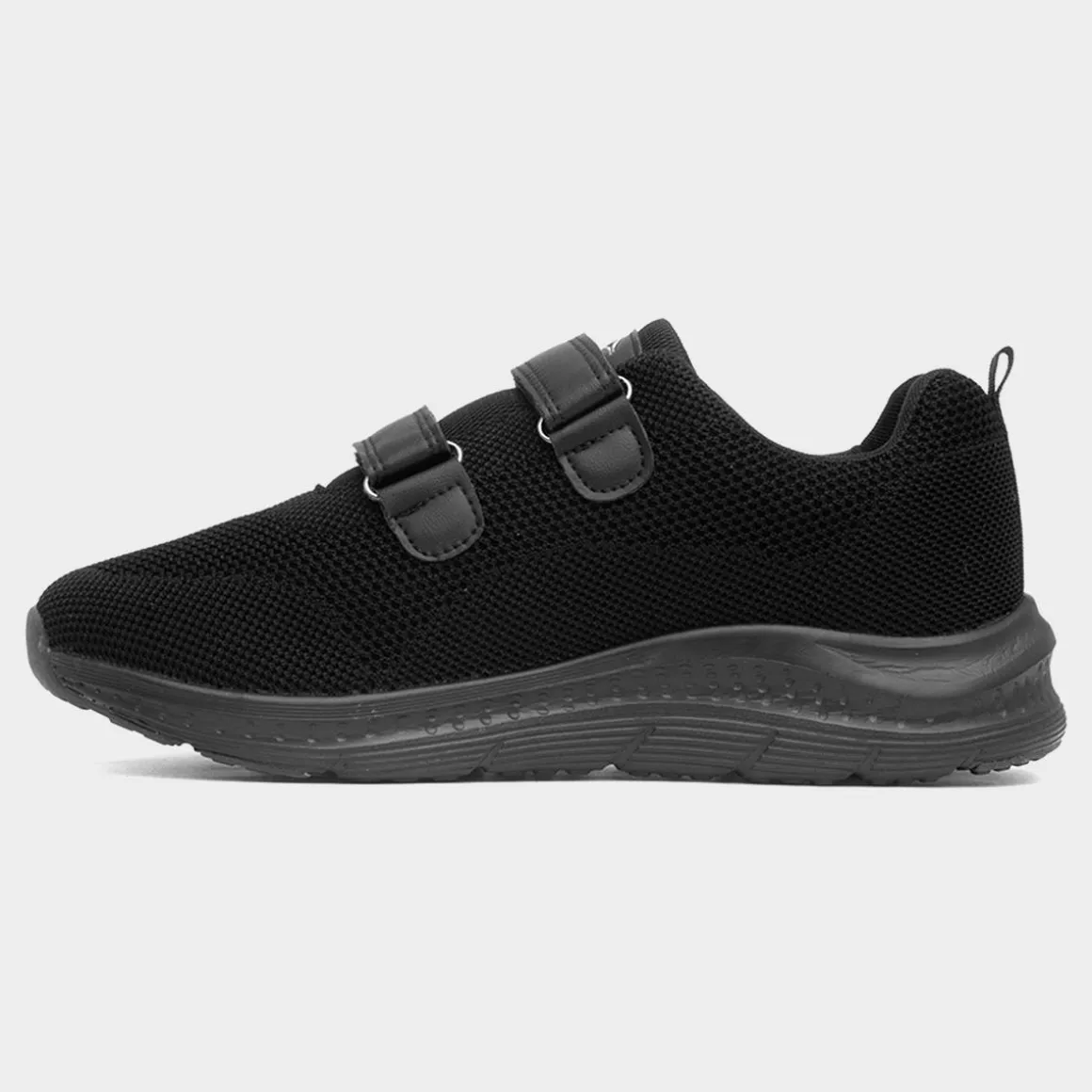 Osaga Density Mens Black Easy Fasten Trainer