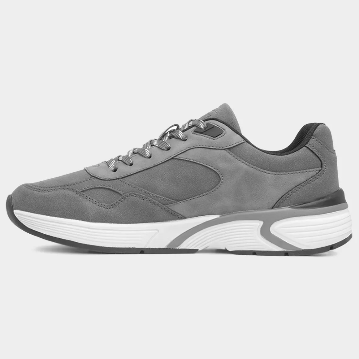 Osaga Diaz Mens Dark Grey Casual Shoe