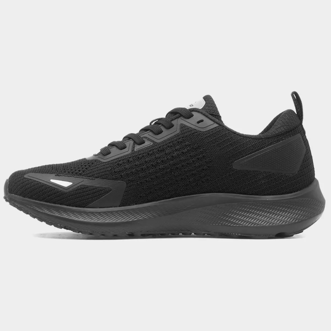 Osaga Enterprise Womens Black Knitted Trainer
