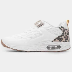 Osaga Gabby Kids White Easy Fasten Trainer