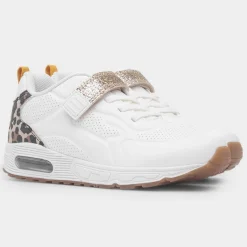 Osaga Gabby Kids White Easy Fasten Trainer