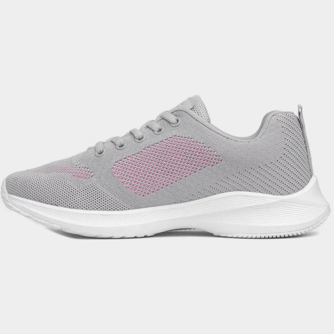 Osaga Galactic Womens Grey Lace Up Trainer