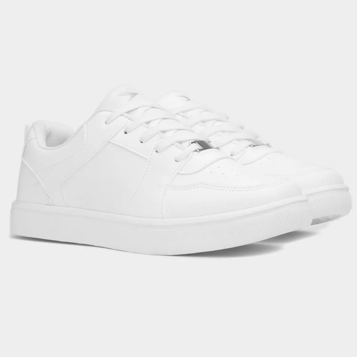 Osaga Gravitas Womens White Lace Up Trainer