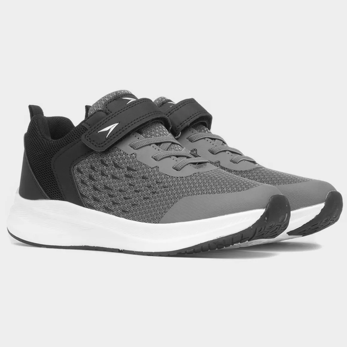 Osaga Interstellar Kids Grey Easy Fasten Trainer