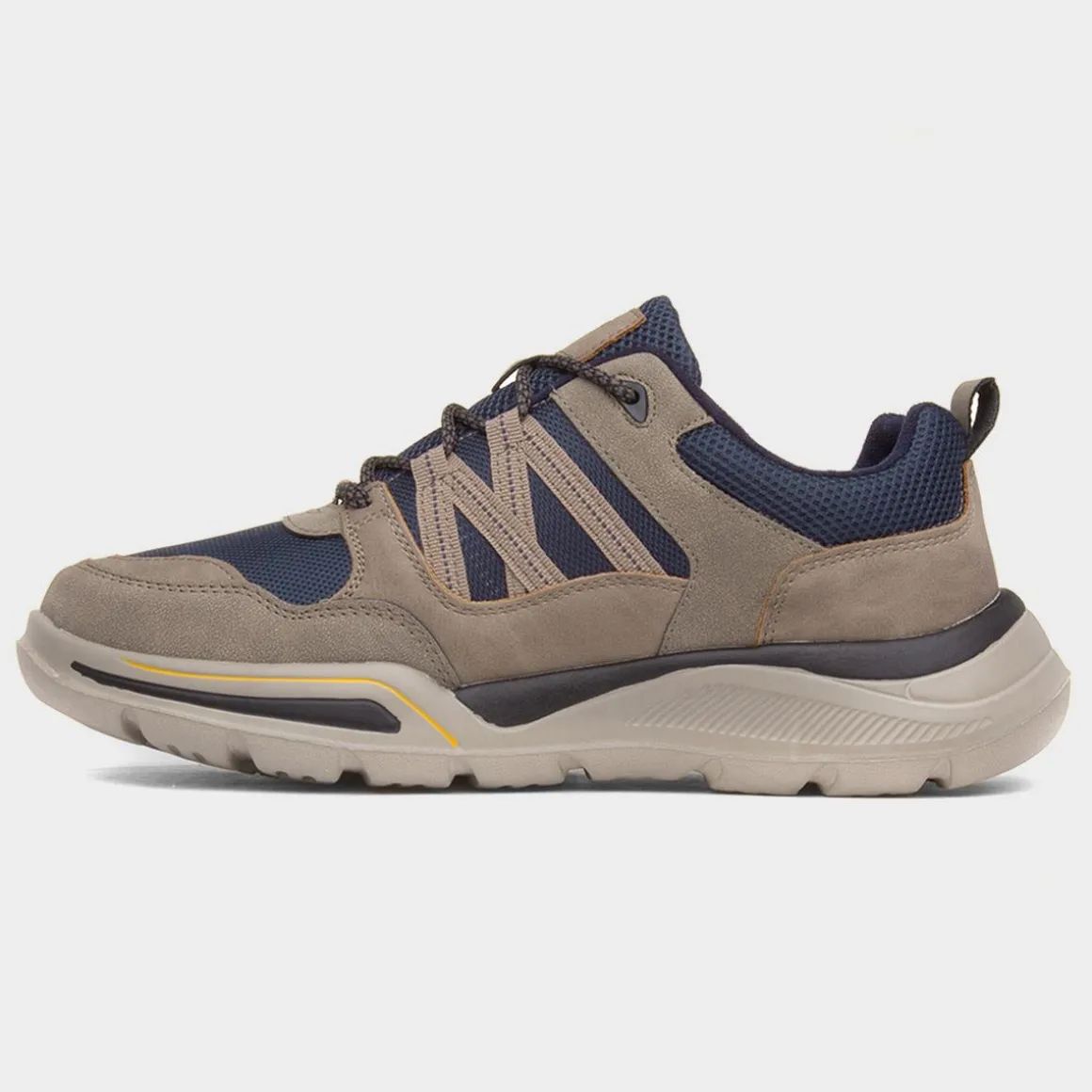 Osaga Maddison Mens Taupe Casual Shoe