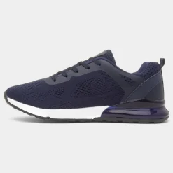 Osaga Magnitude Mens Navy Lace Up Trainer