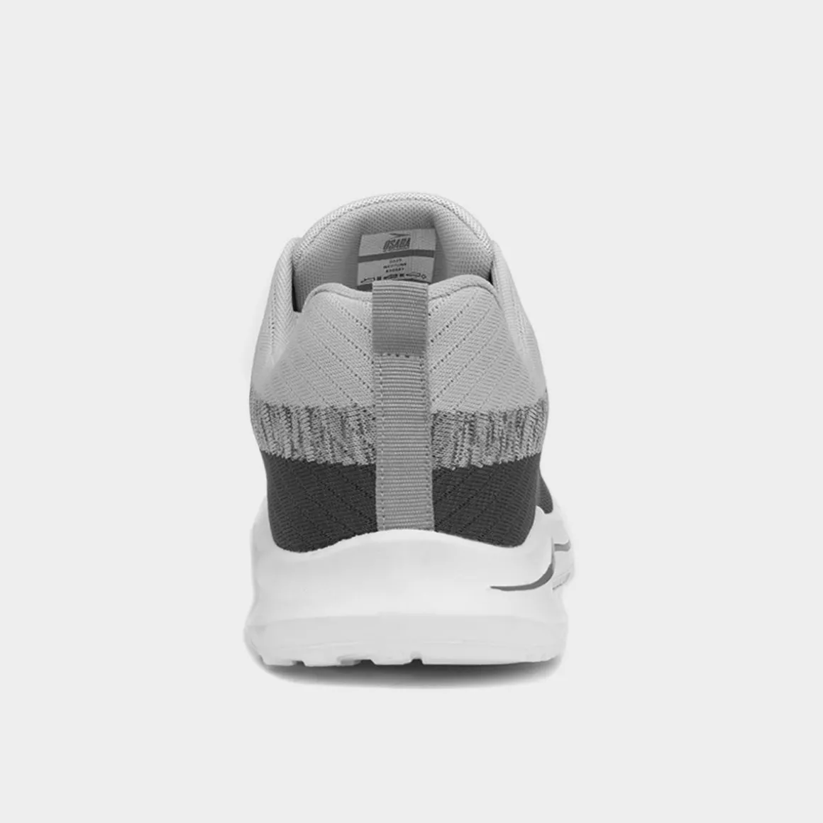 Osaga Neptune Mens Grey Lace Up Trainer