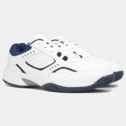 Osaga Orbit Mens White Lace Up Trainer
