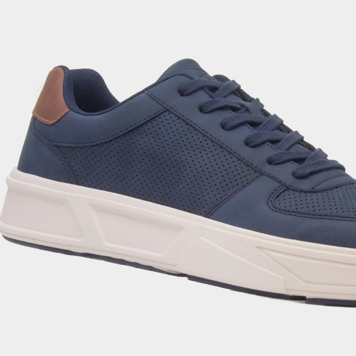 Osaga Palmer Mens Navy Lace Up Shoe