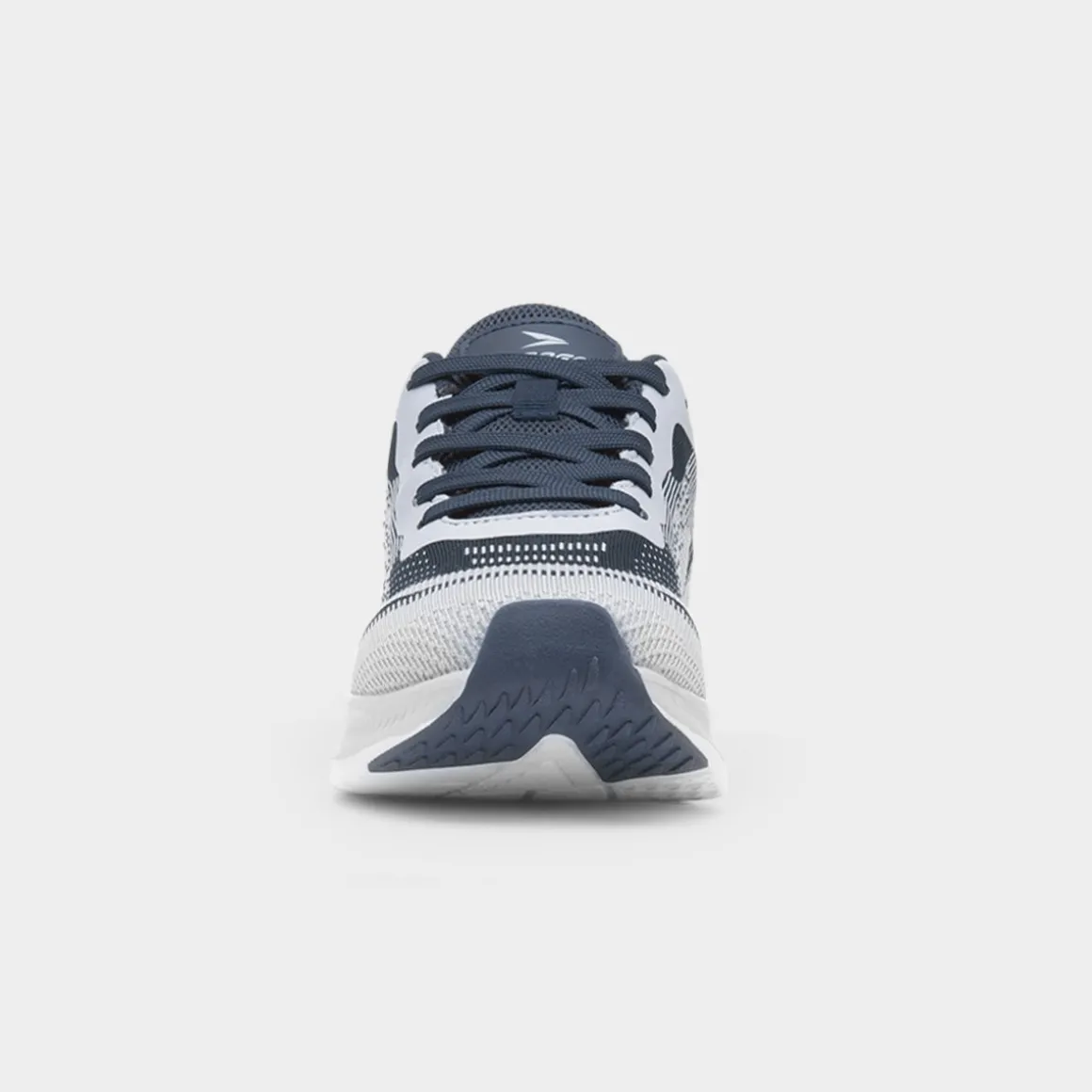 Osaga Peak Mens Grey & Navy Knitted Trainer