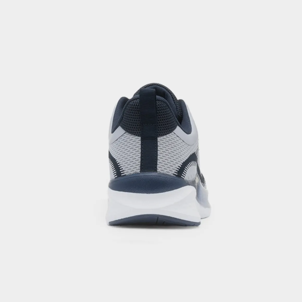 Osaga Peak Mens Grey & Navy Knitted Trainer
