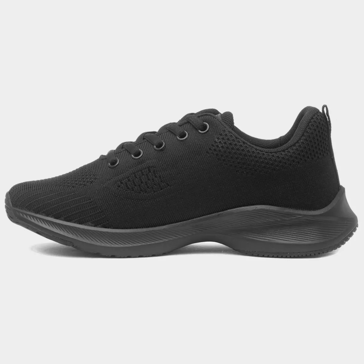 Osaga Planetary Womens Black Lace Up Trainer