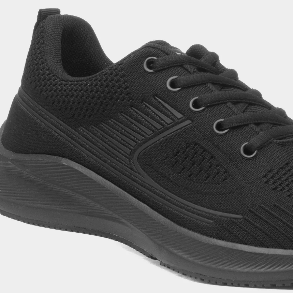 Osaga Planetary Womens Black Lace Up Trainer