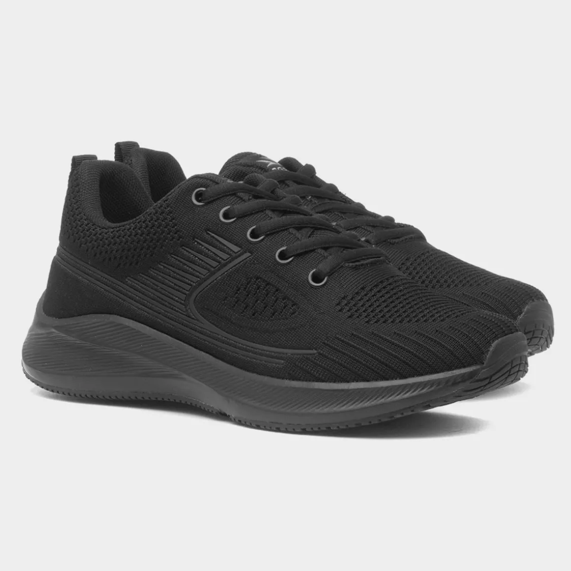 Osaga Planetary Womens Black Lace Up Trainer