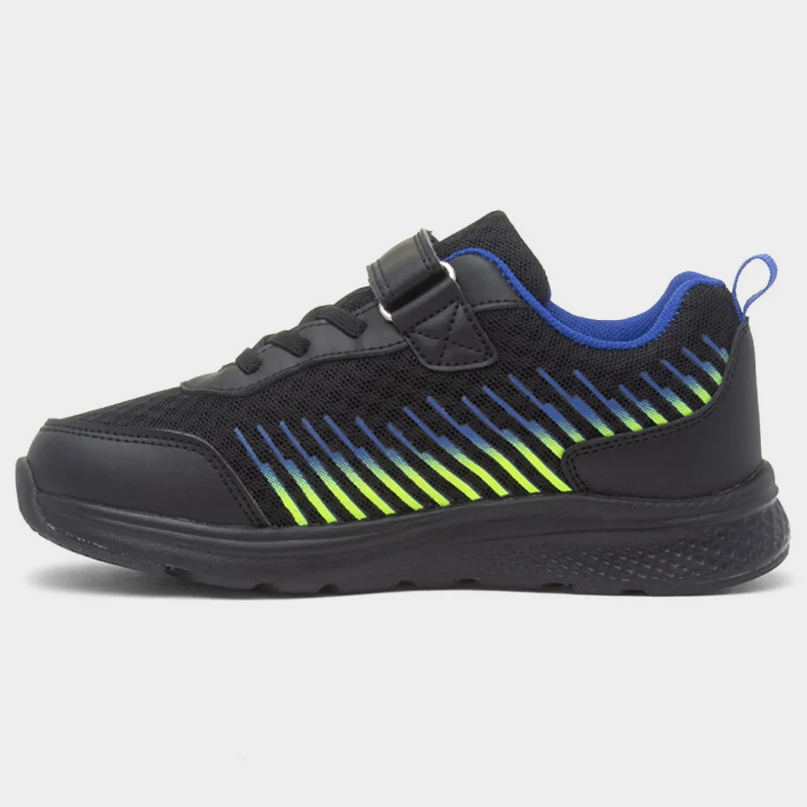 Osaga Rocket Kids Black Easy Fasten Trainer