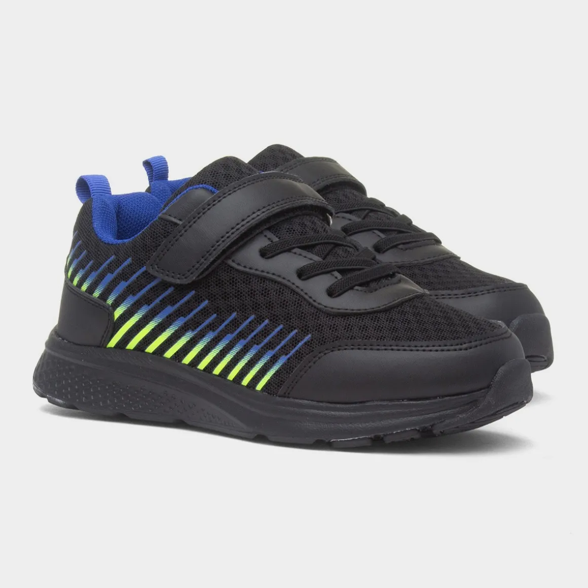 Osaga Rocket Kids Black Easy Fasten Trainer