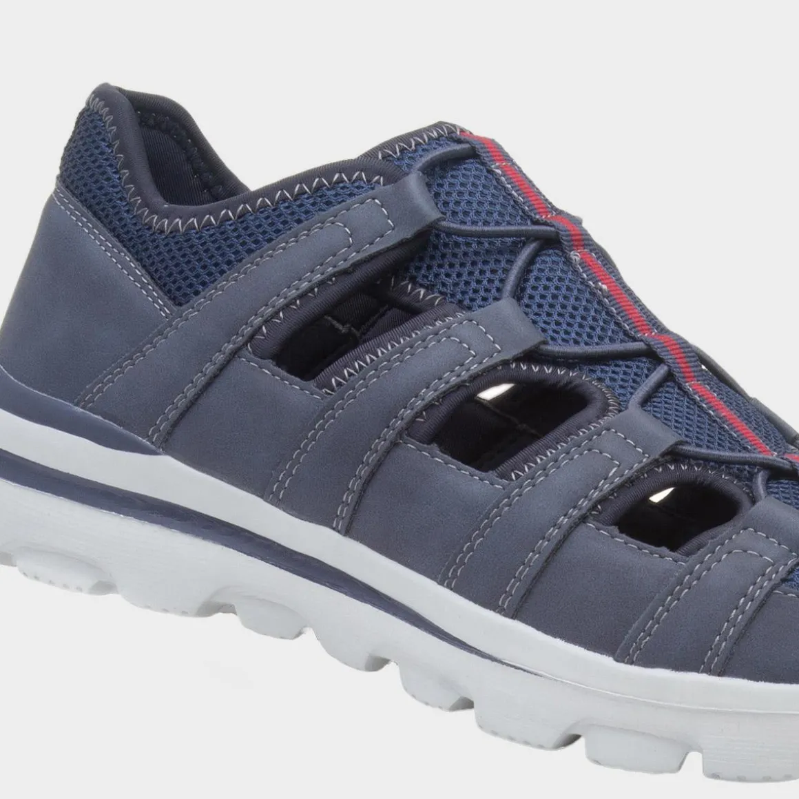 Osaga Rodney Mens Navy Fisherman Sandal