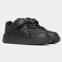 Osaga Ronaldinho Kids Black Easy Fasten Trainer