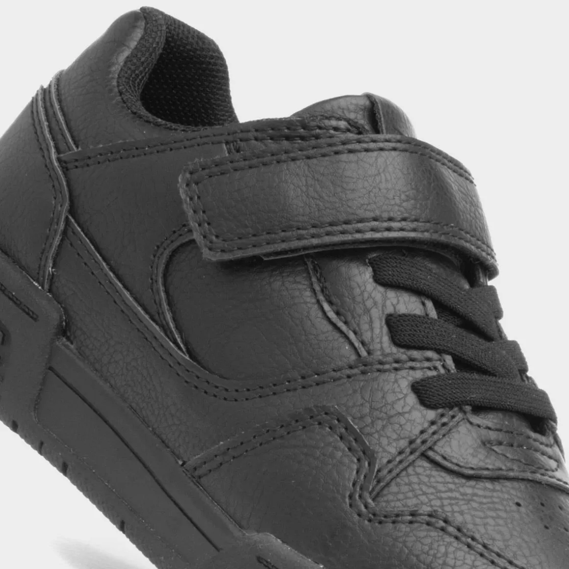 Osaga Ronaldo Kids Black Easy Fasten Shoe