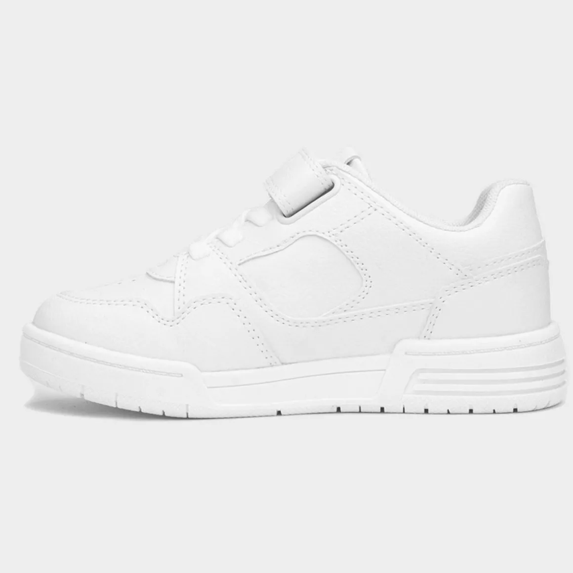 Osaga Ronaldo Kids White Easy Fasten Shoe
