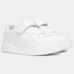 Osaga Ronaldo Kids White Easy Fasten Shoe