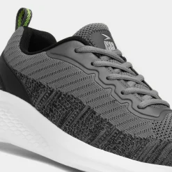 Osaga Satellite Mens Grey Lace Up Trainer