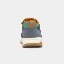 Osaga Toney Kids Blue Lace Up Trainer