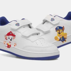 Paw Patrol Kids White Easy Fasten Trainer