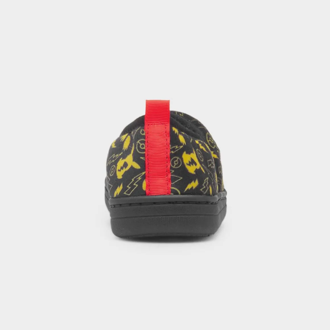 Pokémon Buzz Kids Black Full Slipper