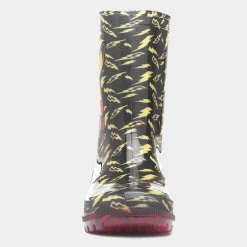 Pokémon Ezra Kids Black PVC Welly