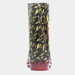 Pokémon Ezra Kids Black PVC Welly