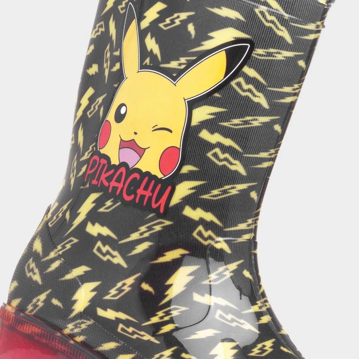 Pokémon Ezra Kids Black PVC Welly