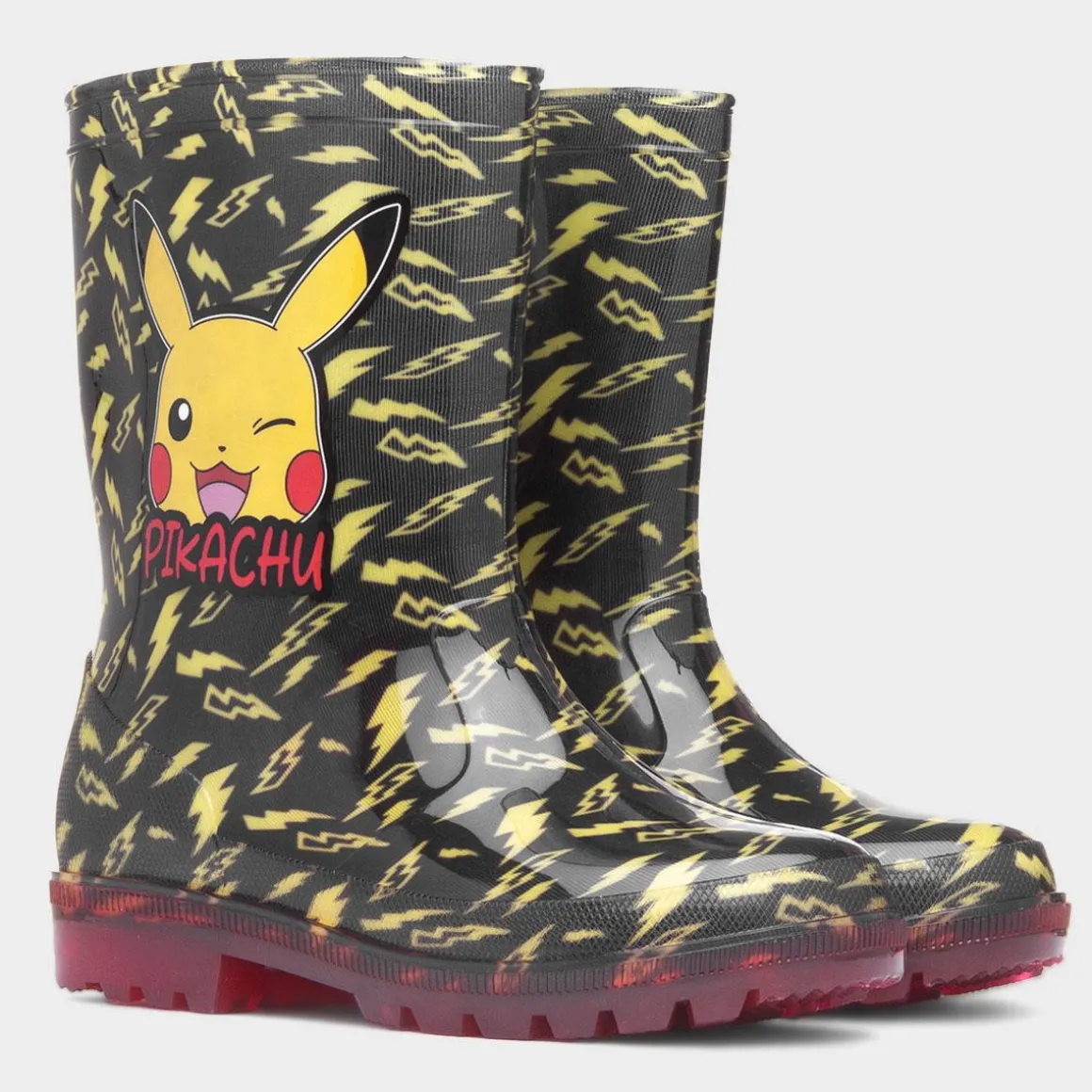 Pokémon Ezra Kids Black PVC Welly