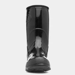 Rainstorm Womens Black Patent Warm Lined Welly