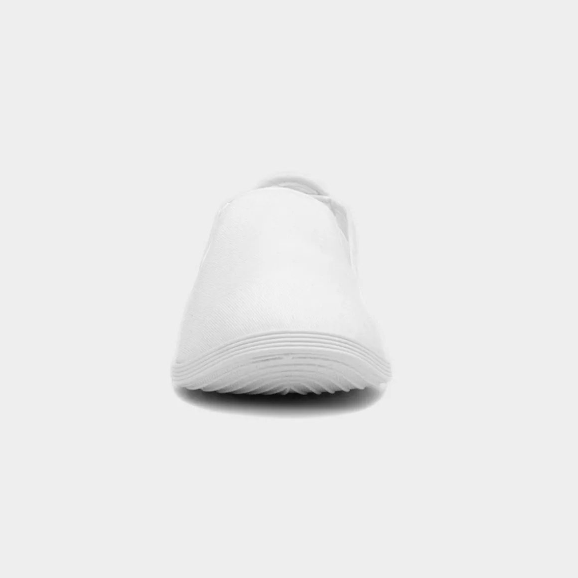 Red Fish Bamba Womens White Slip On Canvas Shoe