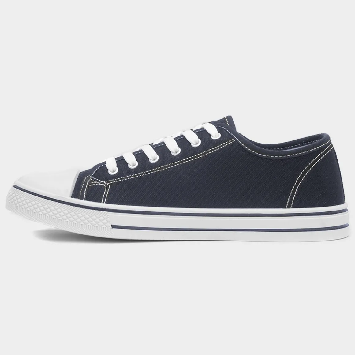 Red Fish Bowman Mens Navy Canvas